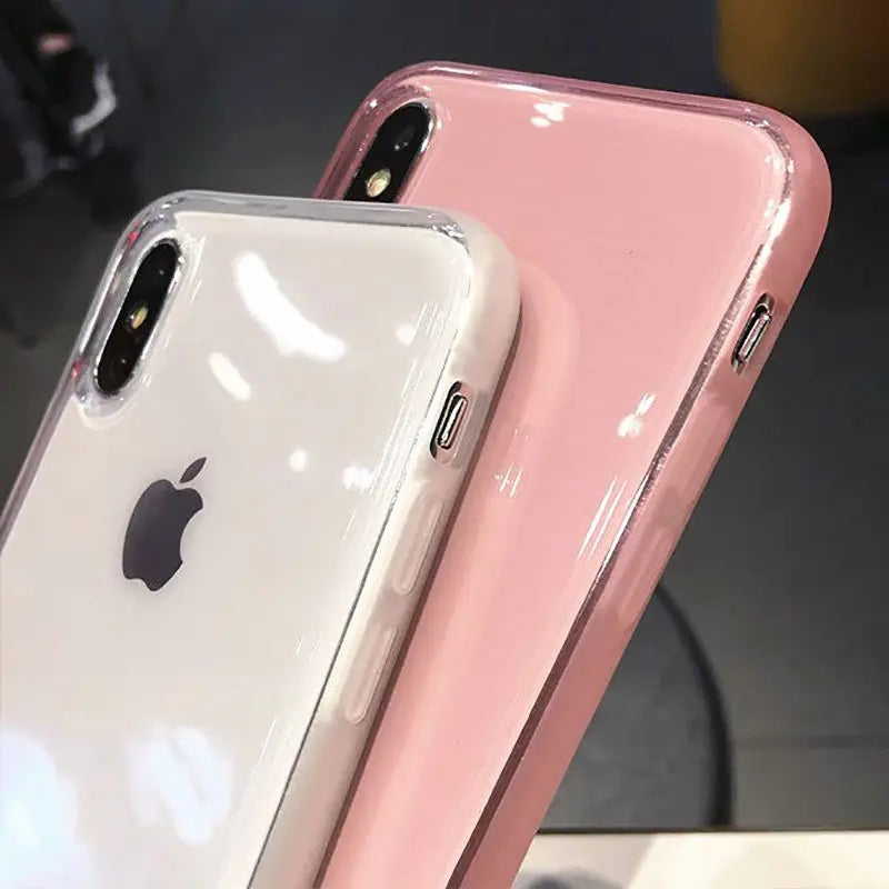 Transparent Anti-shock Frame Phone Case