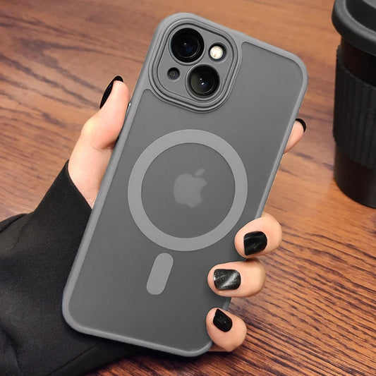 Matte Translucent Magnetic Phone Case