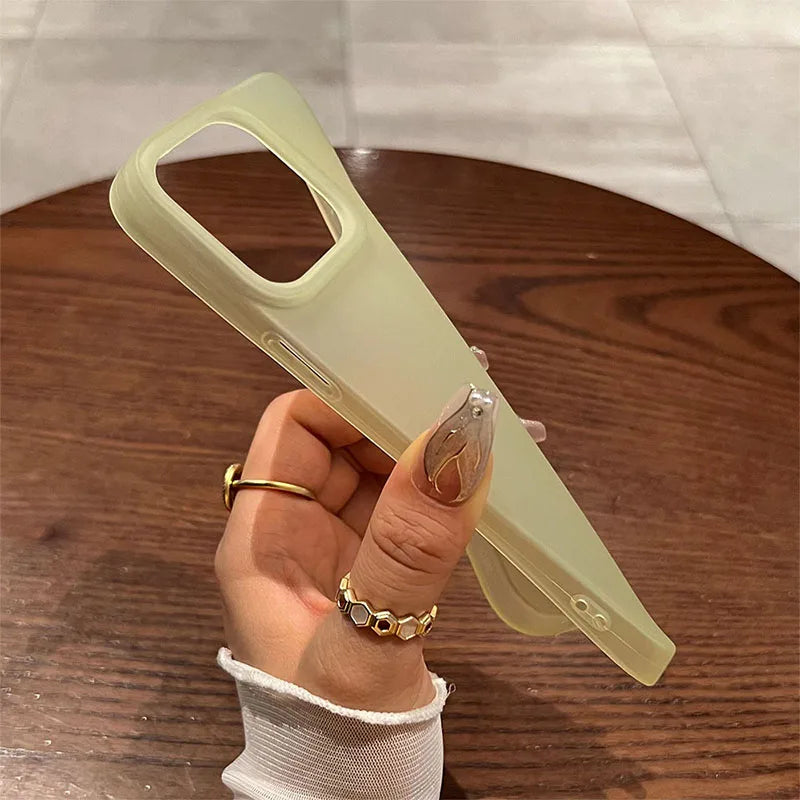 Soft Matte Candy Transparent Phone Case