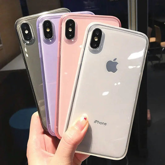 Transparent Anti-shock Frame Phone Case