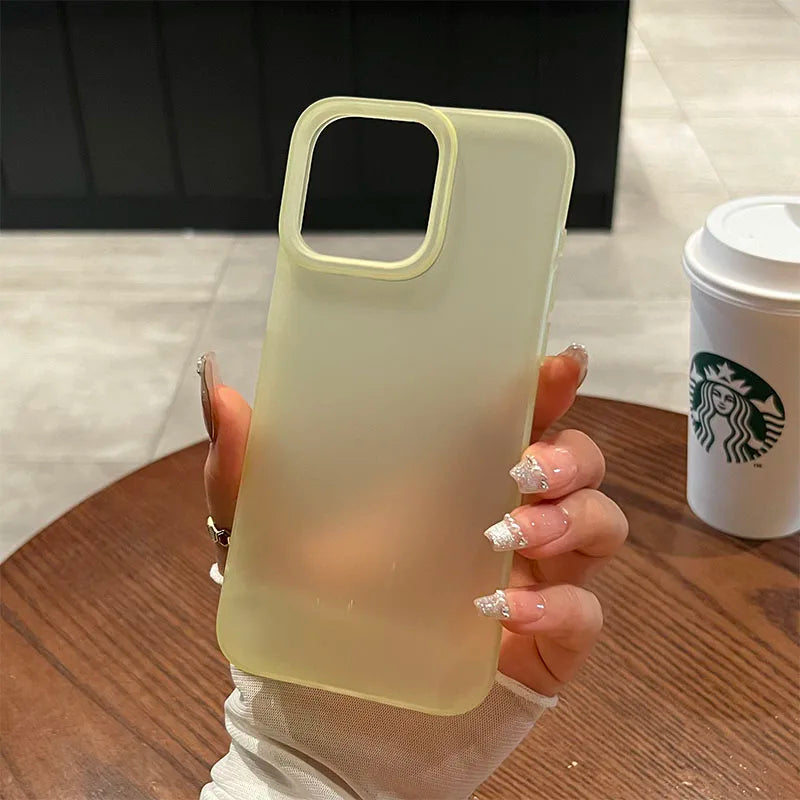 Soft Matte Candy Transparent Phone Case