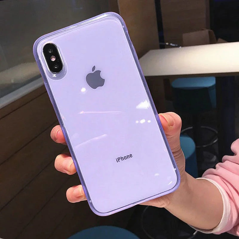 Transparent Anti-shock Frame Phone Case