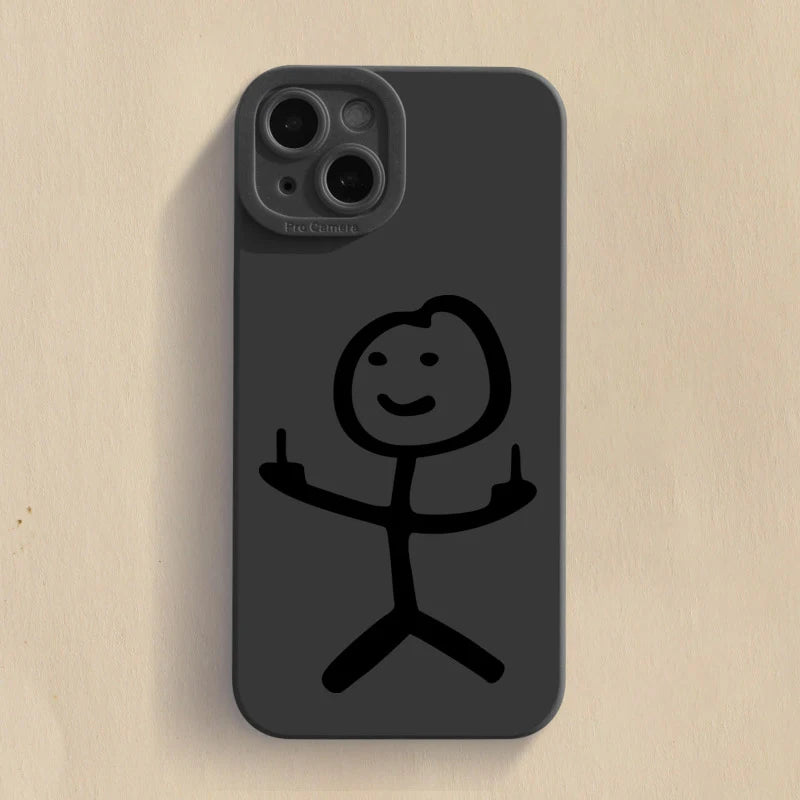 Matchman Matte Silicone Phone Case