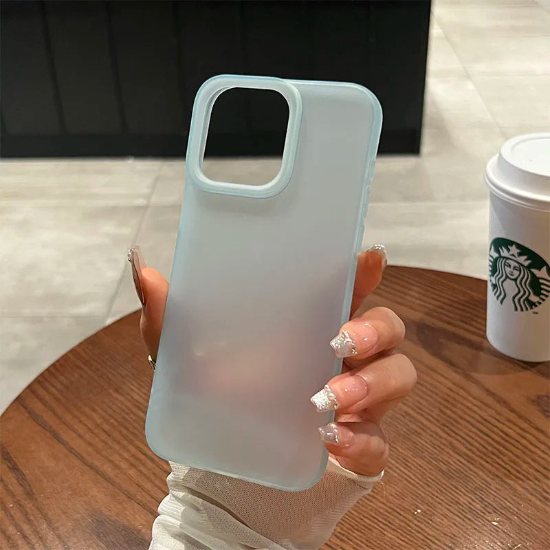 Soft Matte Candy Transparent Phone Case
