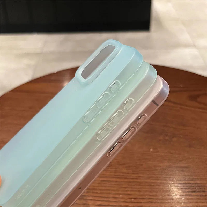 Soft Matte Candy Transparent Phone Case