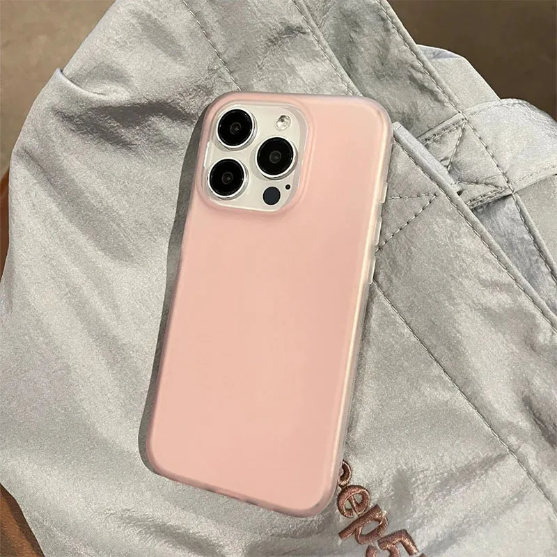 Soft Matte Candy Transparent Phone Case