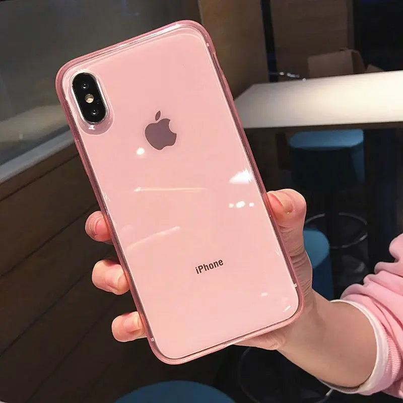 Transparent Anti-shock Frame Phone Case