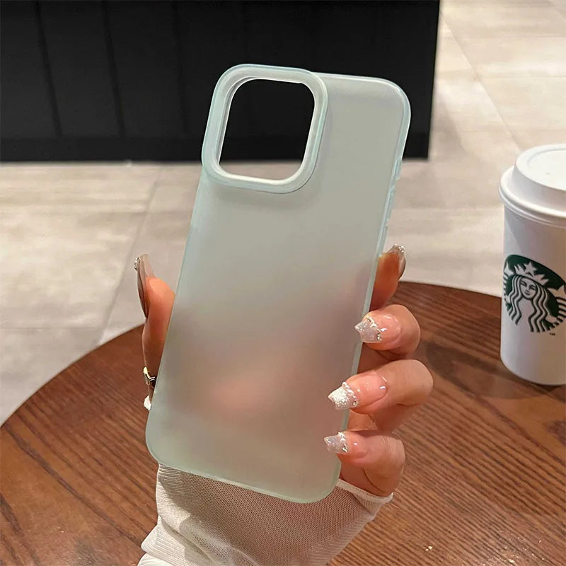 Soft Matte Candy Transparent Phone Case