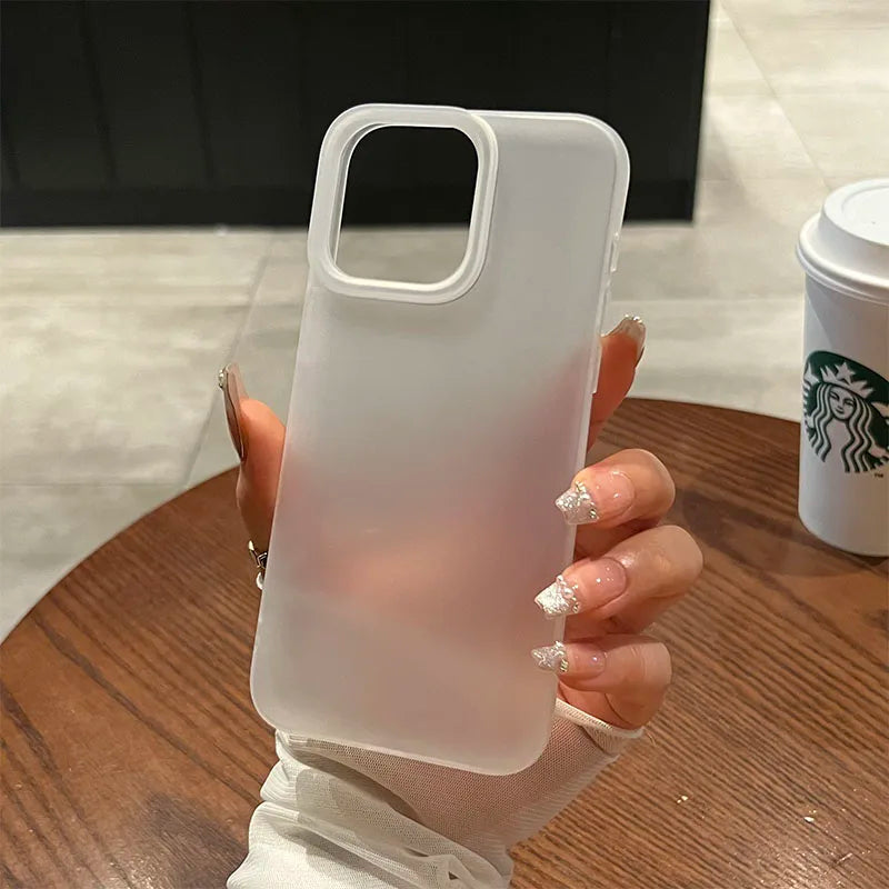Soft Matte Candy Transparent Phone Case