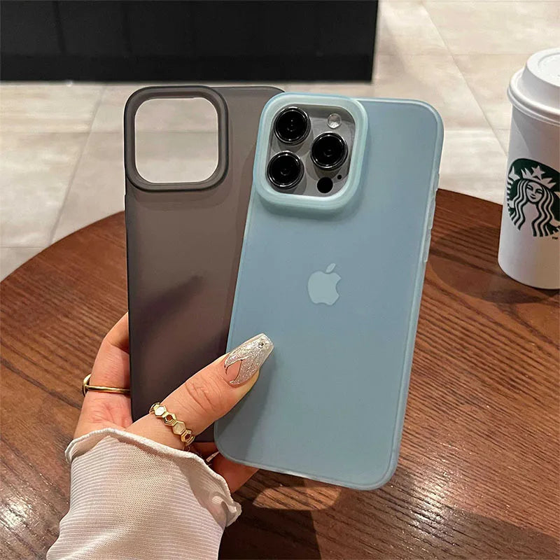 Soft Matte Candy Transparent Phone Case