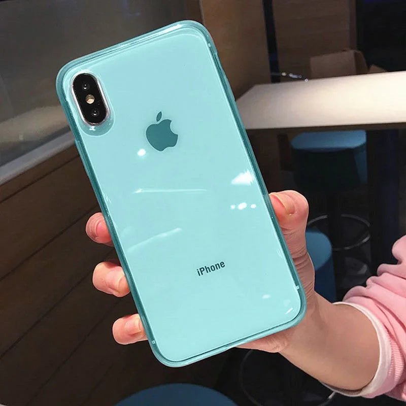 Transparent Anti-shock Frame Phone Case