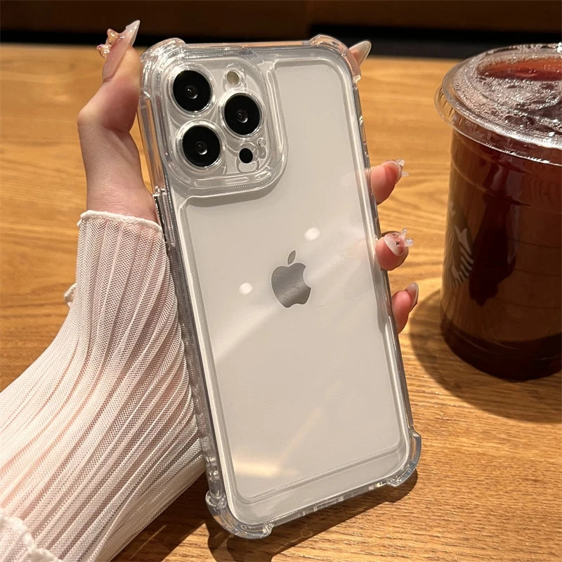 Luxury Shockproof Transparent Case