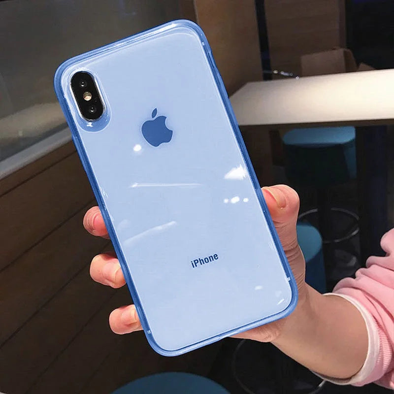 Transparent Anti-shock Frame Phone Case